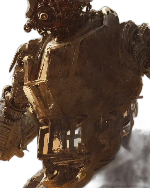 robot, face, weapon, creature transparent PNG cut-out