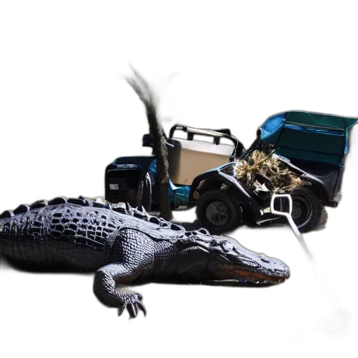 animal, car, dragon, creature transparent PNG cut-out