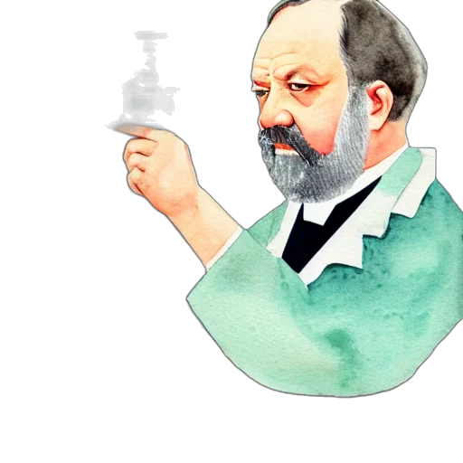 watercolor, concept art, portrait, louis transparent PNG cut-out