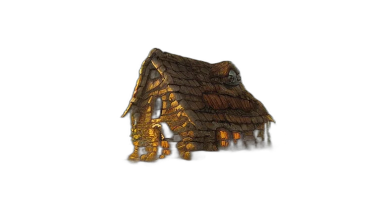building, furniture, hair, hat transparent PNG cut-out