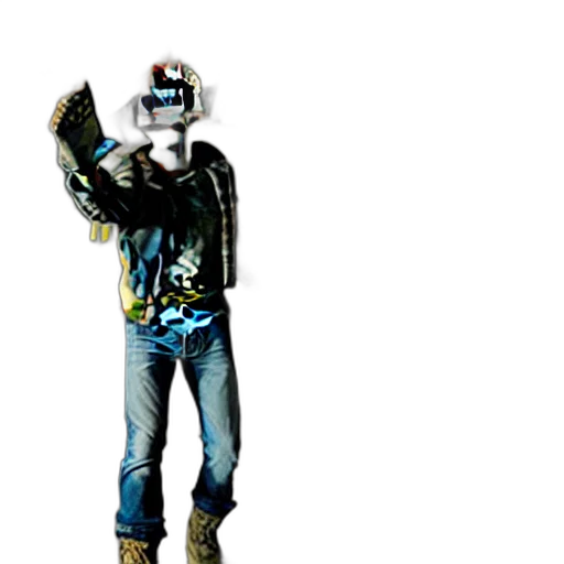 robot, jacket, mask, animal transparent PNG cut-out