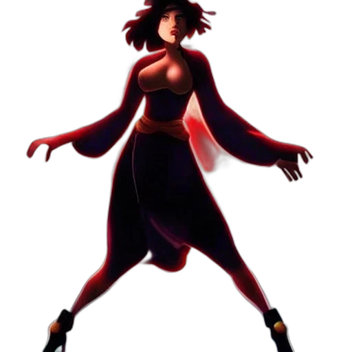 dress, concept art, comic book art, pixel art transparent PNG cut-out