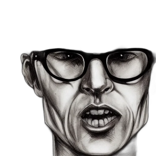 face, mask, comic book art, photorealistic transparent PNG cut-out