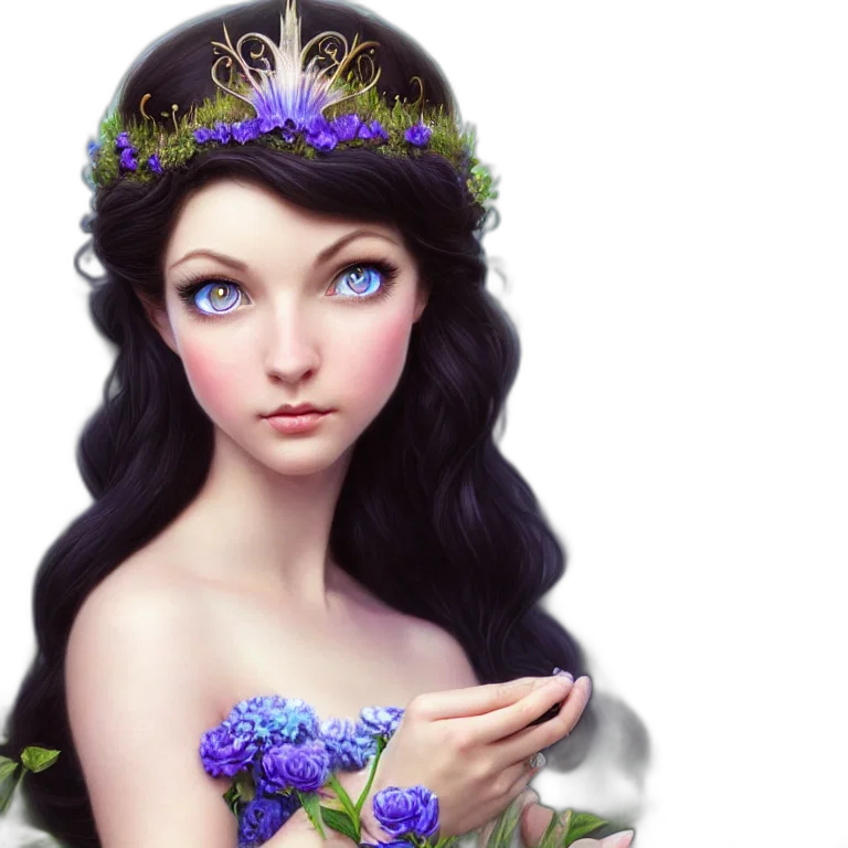 crown, jewelry, fantasy art, photorealistic transparent PNG cut-out