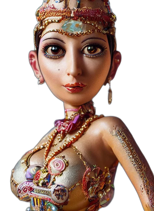 jewelry, dress, crown, 3d render transparent PNG cut-out