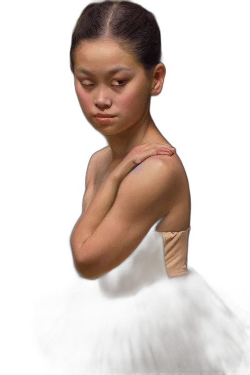 dress, jewelry, face, photorealistic transparent PNG cut-out