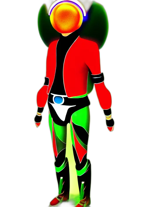 jacket, robot, staff, mask transparent PNG cut-out