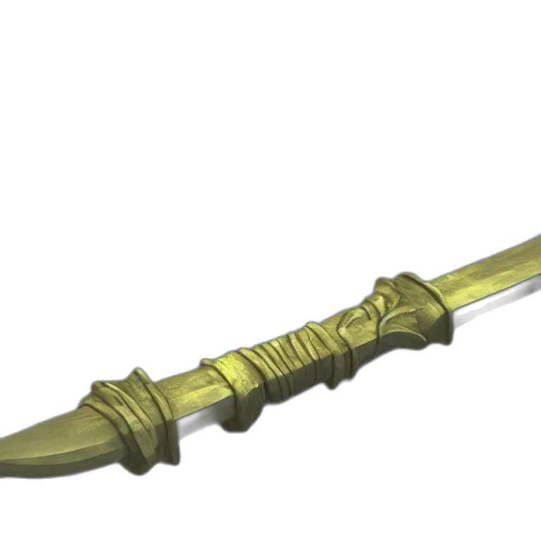 sword, weapon, staff, jewelry transparent PNG cut-out