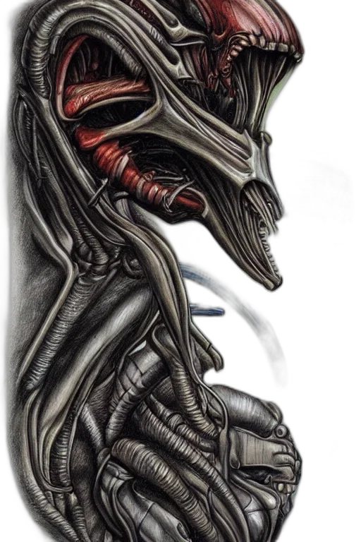 creature, mask, dragon, robot transparent PNG cut-out