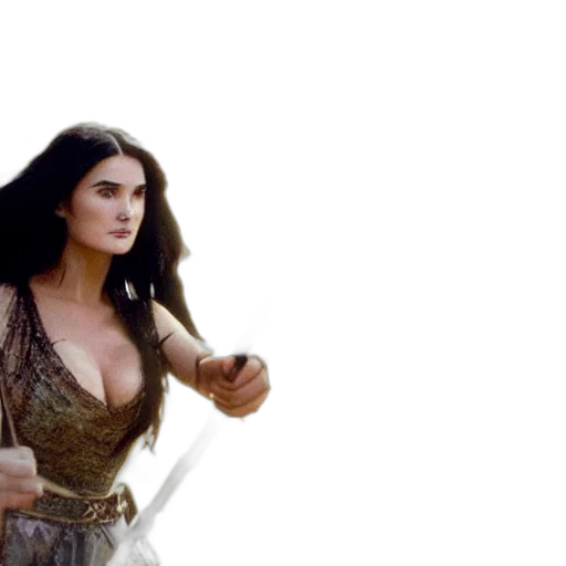sword, dress, weapon, fantasy art transparent PNG cut-out