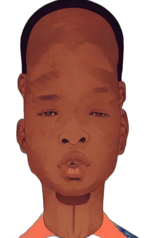 face, mask, crown, creature transparent PNG cut-out