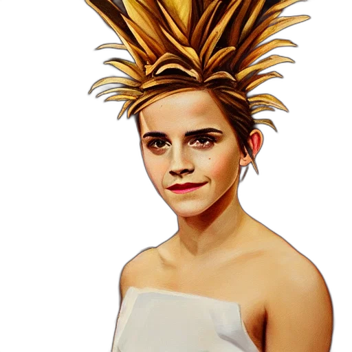hair, crown, hat, face transparent PNG cut-out