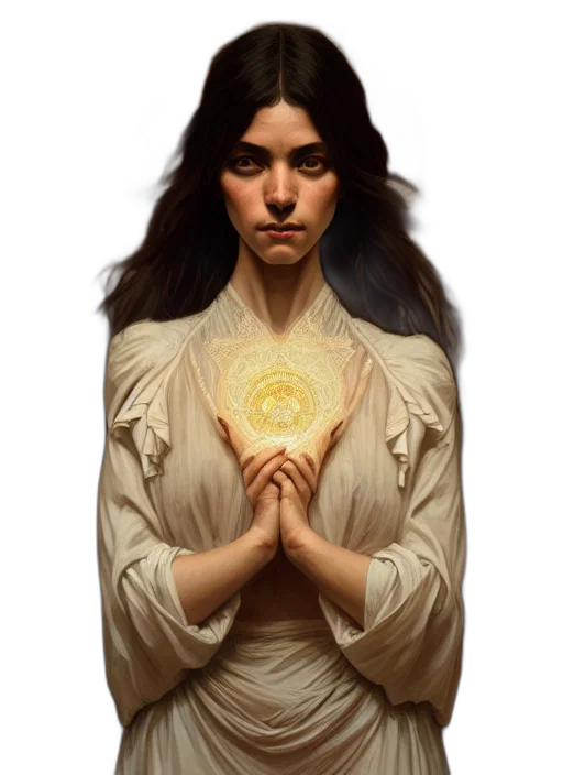 jewelry, face, staff, fantasy art transparent PNG cut-out