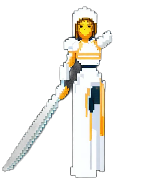 sword, staff, weapon, robot transparent PNG cut-out