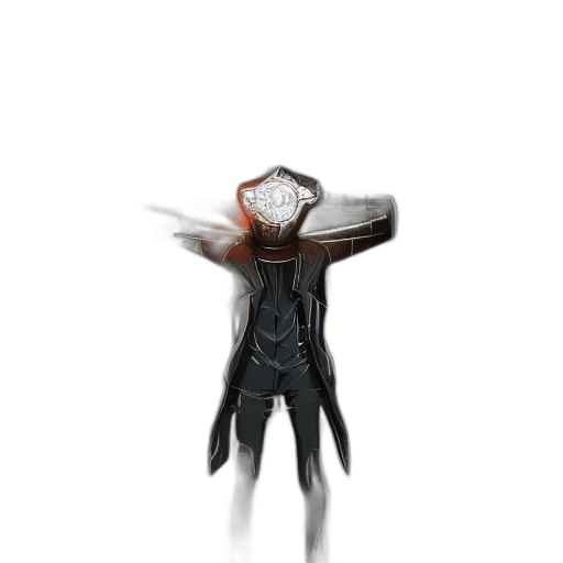 creature, jacket, robot, hair transparent PNG cut-out