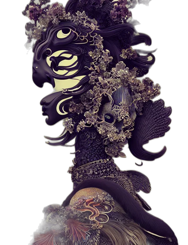 crown, dragon, jewelry, staff transparent PNG cut-out