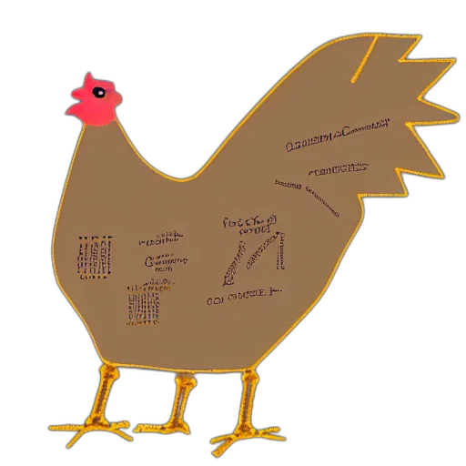 animal, food, concept art, 3d render transparent PNG cut-out