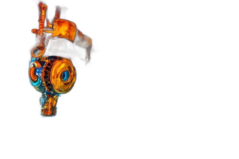 weapon, jewelry, robot, staff transparent PNG cut-out
