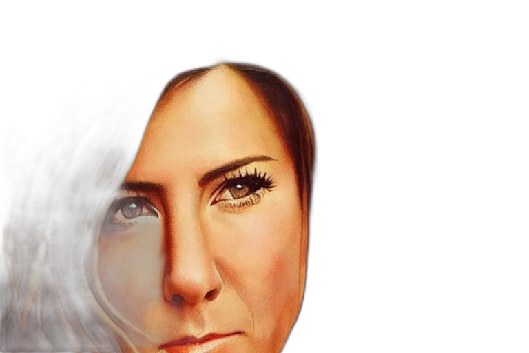 face, mask, photorealistic, 3d render transparent PNG cut-out