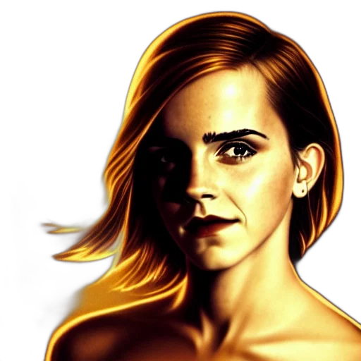 face, photorealistic, comic book art, cartoon transparent PNG cut-out