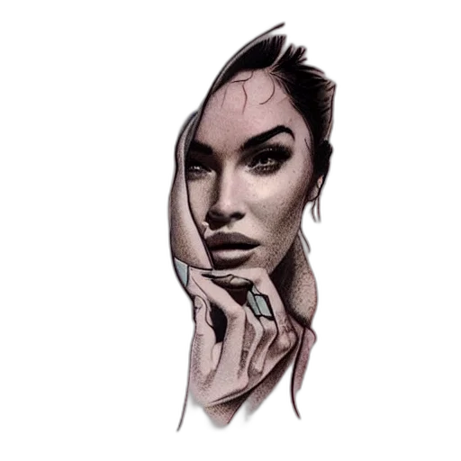 face, jewelry, mask, hair transparent PNG cut-out