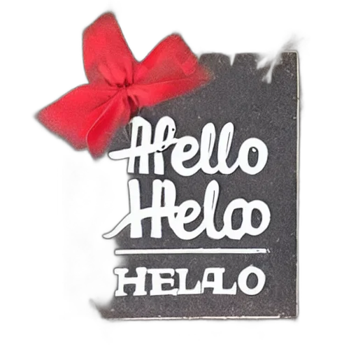 hello transparent PNG cut-out