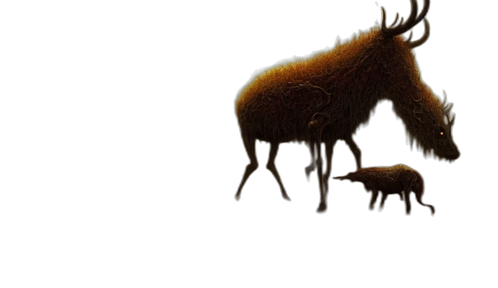animal, creature, hair, concept art transparent PNG cut-out