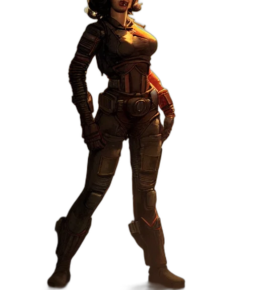 staff, robot, weapon, dress transparent PNG cut-out