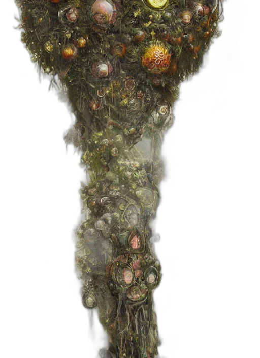 crown, tree, staff, hair transparent PNG cut-out