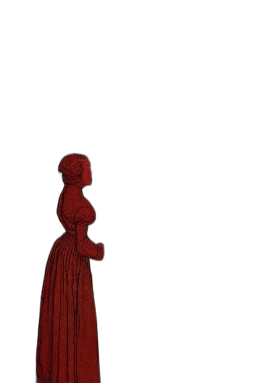 dress, staff, hair, jewelry transparent PNG cut-out