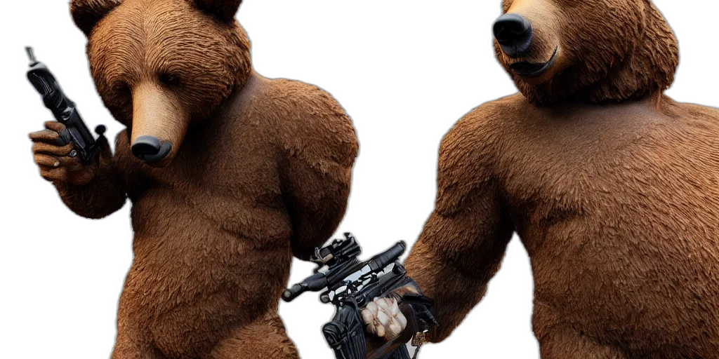 weapon, animal, concept art, 3d render transparent PNG cut-out