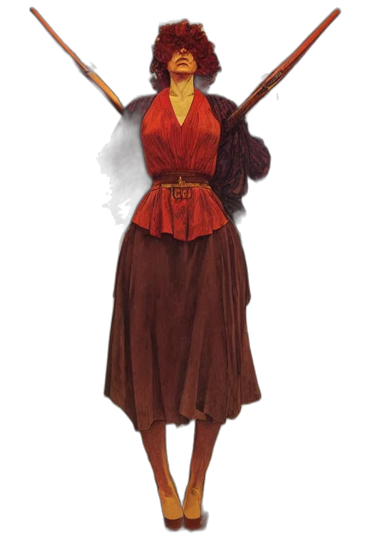 staff, dress, jacket, mask transparent PNG cut-out