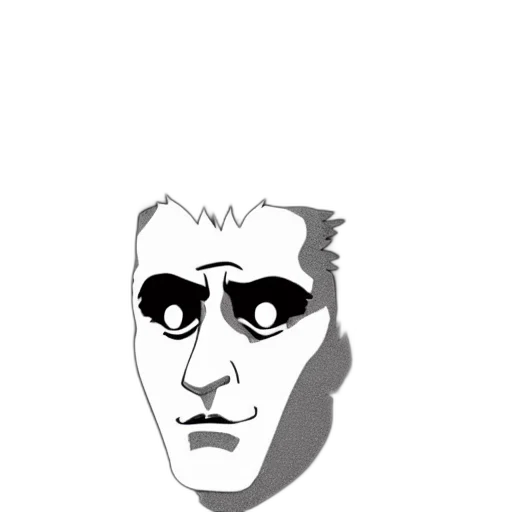 face, mask, creature, staff transparent PNG cut-out