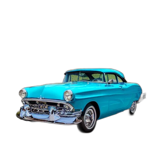 car, crown, 3d render, photorealistic transparent PNG cut-out
