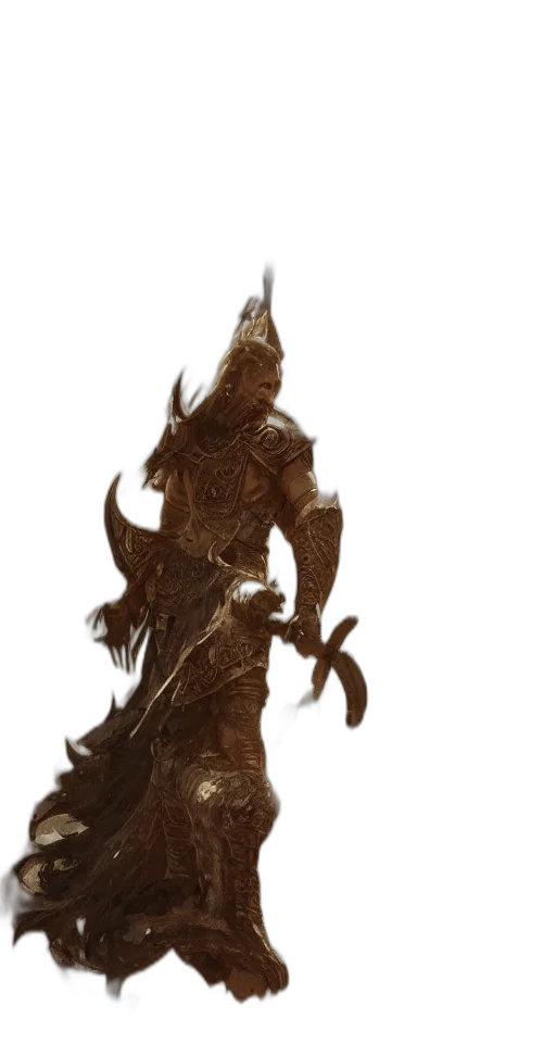 creature, dragon, staff, sword transparent PNG cut-out