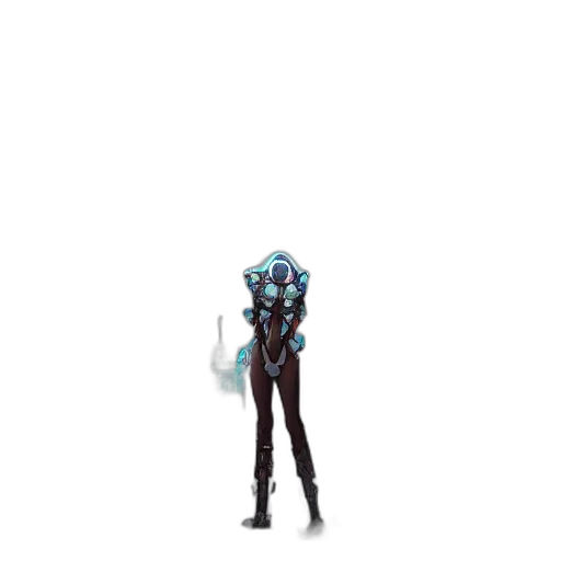 robot, staff, creature, weapon transparent PNG cut-out