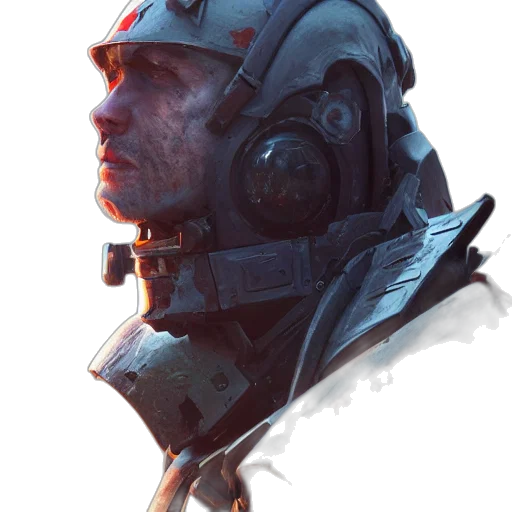 face, robot, mask, weapon transparent PNG cut-out
