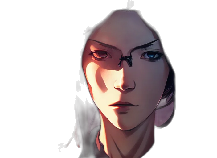 face, mask, staff, robot transparent PNG cut-out