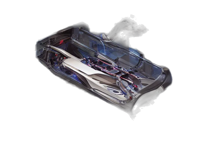 car, robot, weapon, jacket transparent PNG cut-out