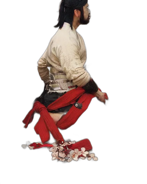 shoes, jacket, staff, mask transparent PNG cut-out