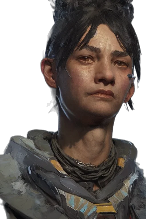 face, dragon, staff, weapon transparent PNG cut-out