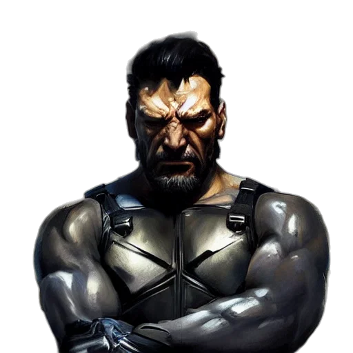 comic book art, concept art, cyberpunk, photorealistic transparent PNG cut-out
