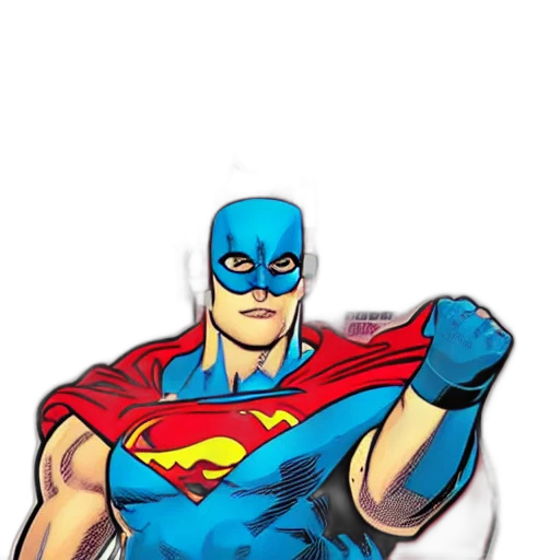 comic book art, cartoon, concept art, 3d render transparent PNG cut-out