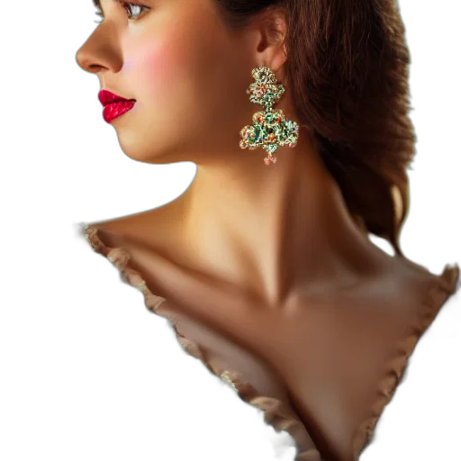 jewelry, crown, face, dress transparent PNG cut-out