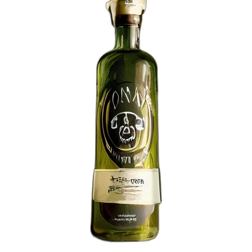 bottle, 3d render, liqueur, modern transparent PNG cut-out