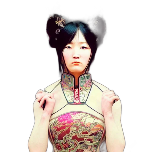 dress, face, staff, mask transparent PNG cut-out