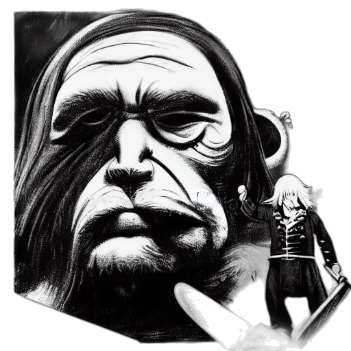 mask, face, comic book art, concept art transparent PNG cut-out