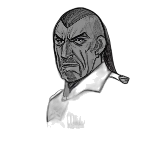 face, staff, comic book art, concept art transparent PNG cut-out