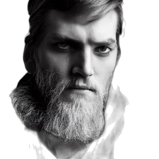 face, photorealistic, fantasy art, pencil sketch transparent PNG cut-out