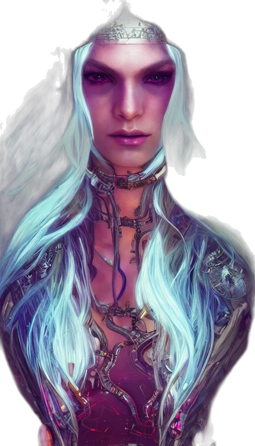 dragon, face, jewelry, fantasy art transparent PNG cut-out